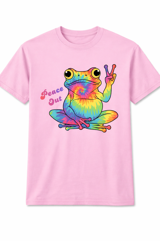 Groovy Peace Out Frog